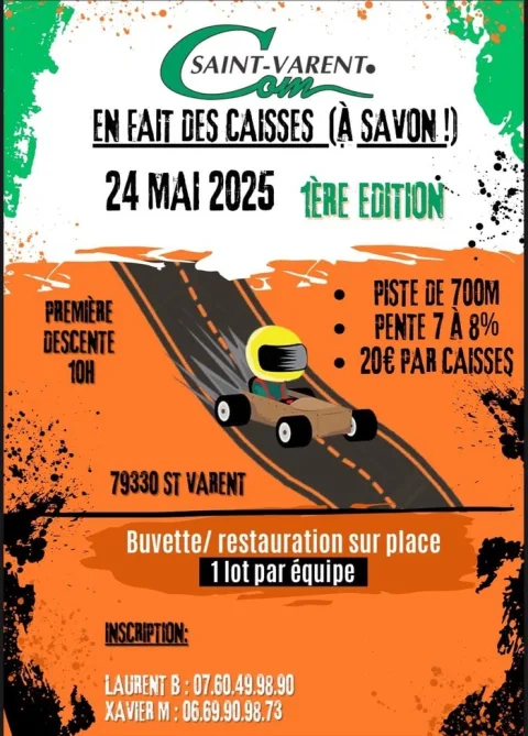 Affiche de Course de caisses à savon de Saint-Varent