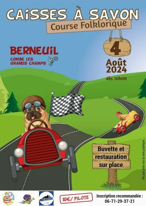 Affiche de Course de caisses à savon de Berneuil