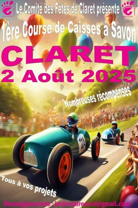 Affiche de Course de caisses à savon de Claret