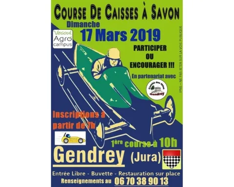 Affiche de Course de caisses à savon de Gendrey
