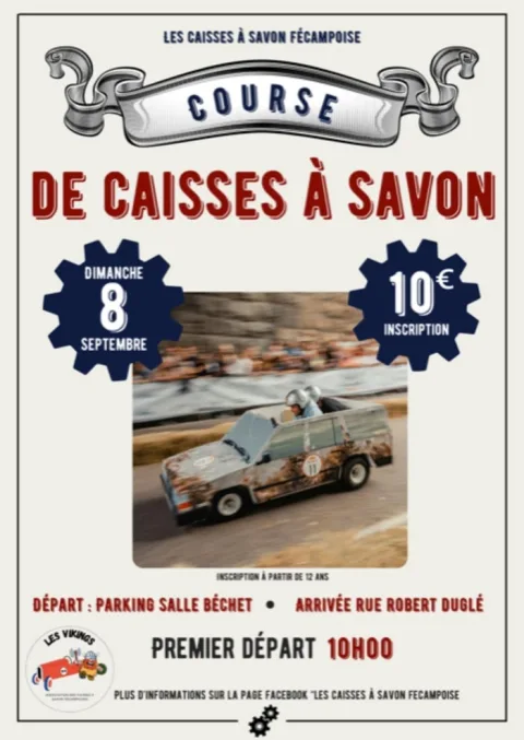 Affiche de Course de caisses à savon de Fécamp