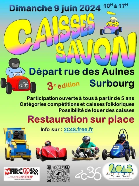 Affiche de Course de caisses à savon de Surbourg
