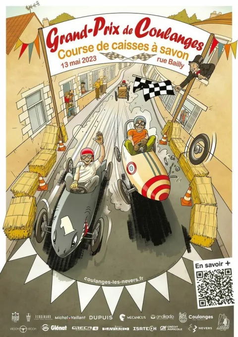 Affiche de 1re édition – Grand Prix de Coulanges – Coulanges-lès-Nevers