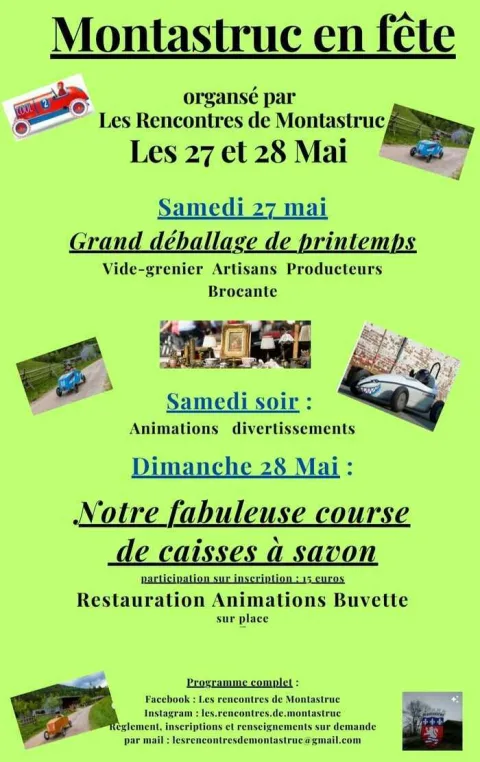 Affiche de Course de caisses à savon de Montastruc-la-Conseillère