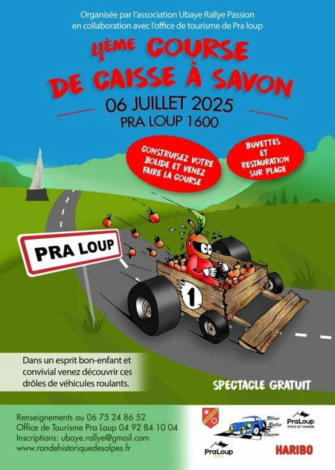 Affiche de Course de caisses à savon d’Uvernet-Fours