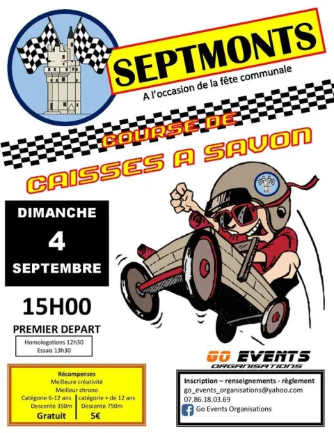 Affiche de La descente du Donjon – Septmonts