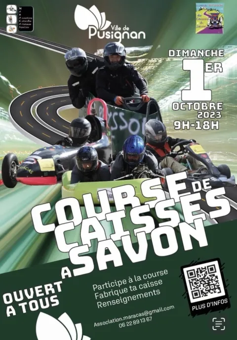 Affiche de Course de caisses à savon de Pusignan