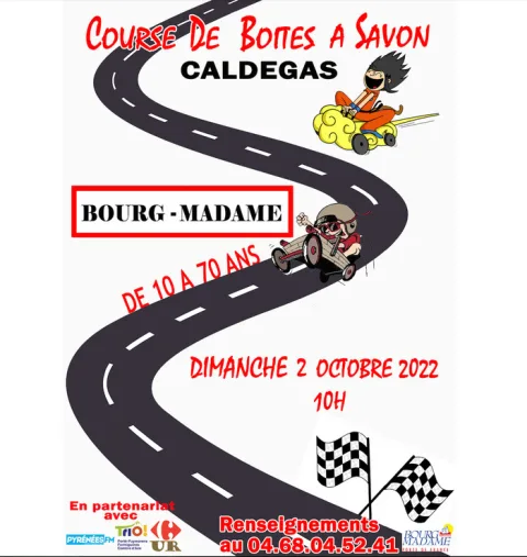 Affiche de Course de caisses à savon de Bourg-Madame