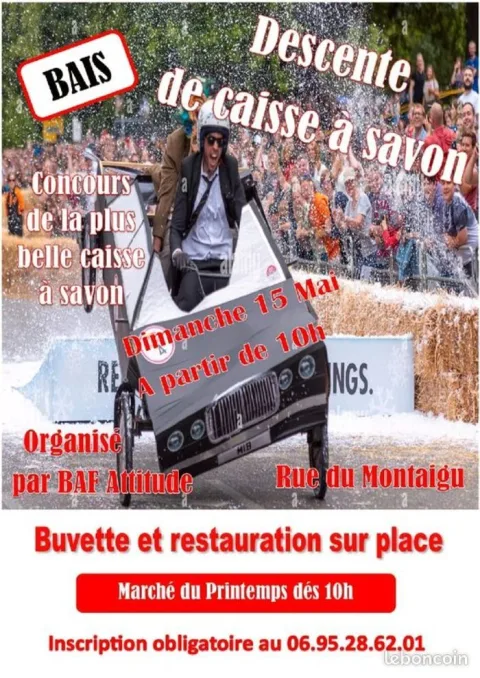 Affiche de Course de caisses à savon de Bais