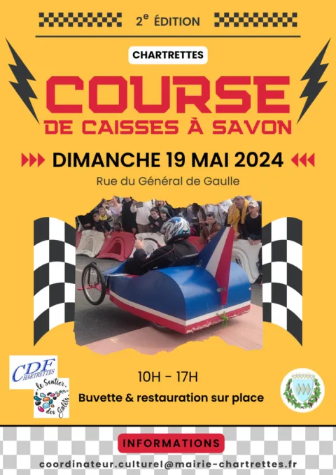 Affiche de Course de caisses à savon de Chartrettes