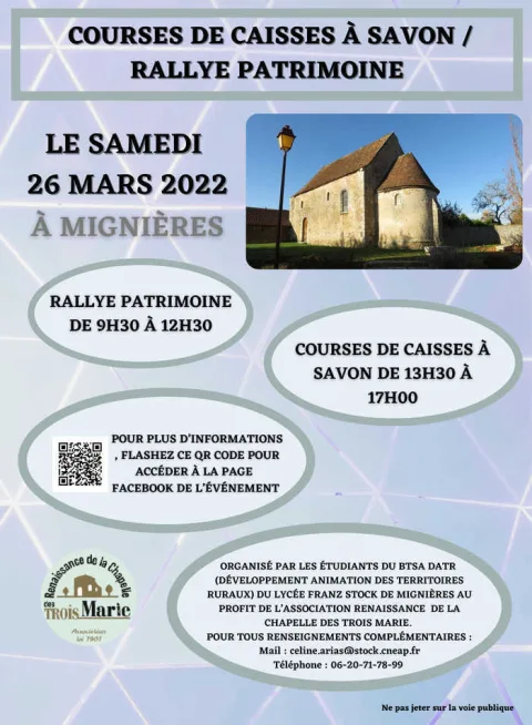 Affiche de Course de caisses à savon de Mignières