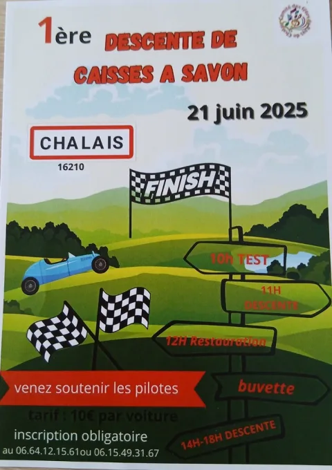Affiche de Course de caisses à savon de Chalais