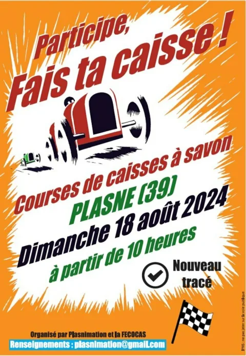 Affiche de Course de caisses à savon de Plasne