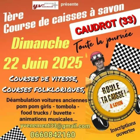 Affiche de Course de caisses à savon de Caudrot
