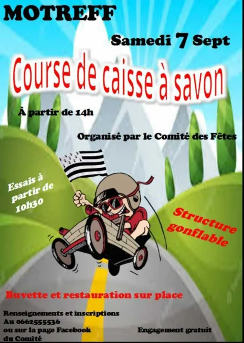 Affiche de Course de caisses à savon de Motreff