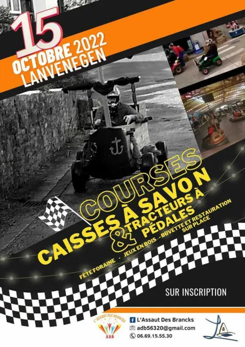 Affiche de Course de caisses à savon de Lanvénégen