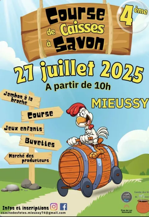 Affiche de Course de caisses à savon de Mieussy