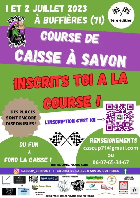 Affiche de Course de caisses à savon de Buffières