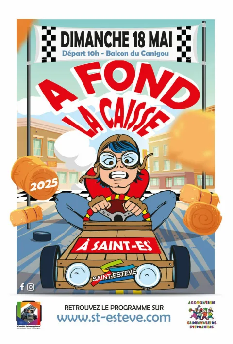 Affiche de Course de caisses à savon de Saint-Estève