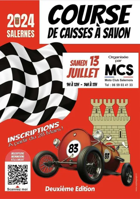 Affiche de Course de caisses à savon de Salernes