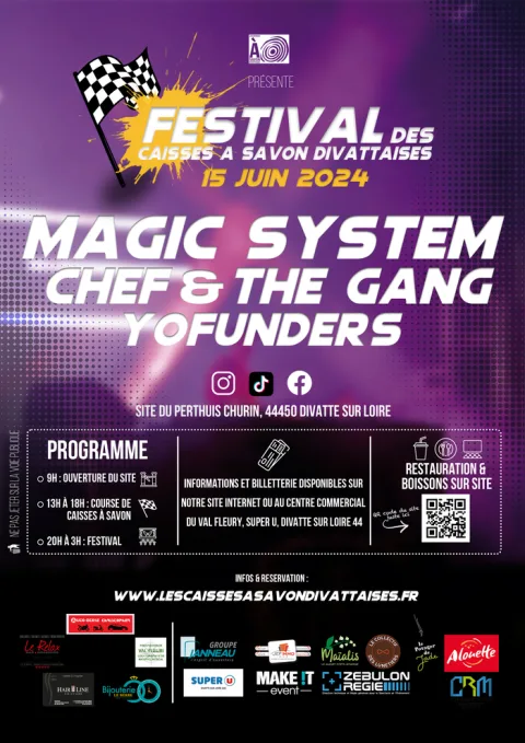 Affiche de 3e édition – Festival des Caisses à Savon Divattaises – Divatte-sur-Loire