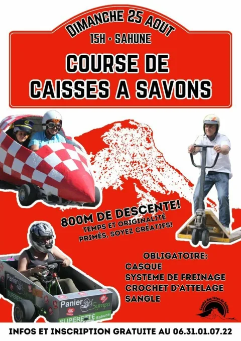 Affiche de Course de caisses à savon de Sahune