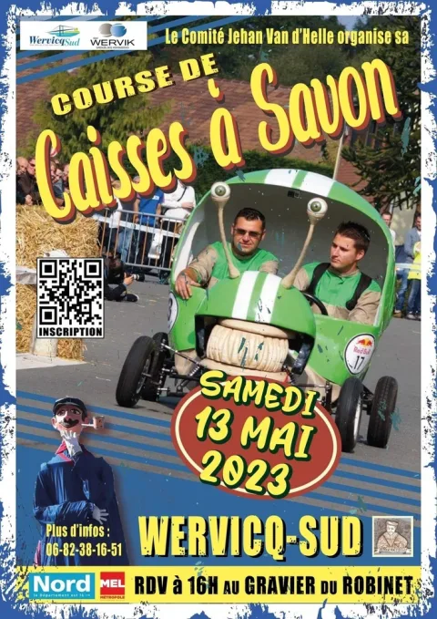 Affiche de Course de caisses à savon de Wervicq-Sud