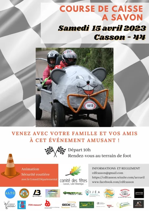 Affiche de Course de caisses à savon de Casson