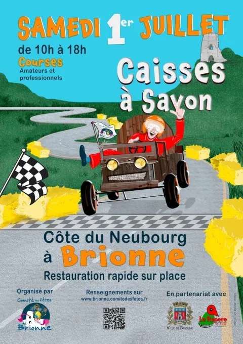 Affiche de Course de caisses à savon de Brionne