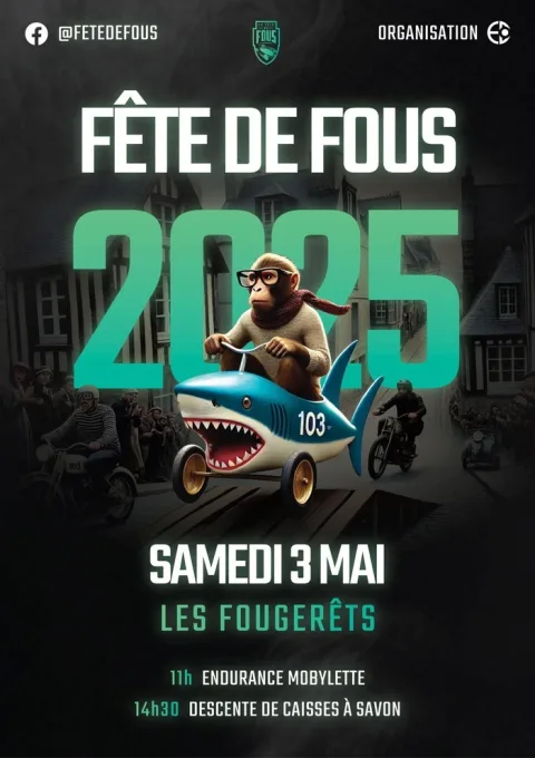 Affiche de Course de caisses à savon des Fougerêts