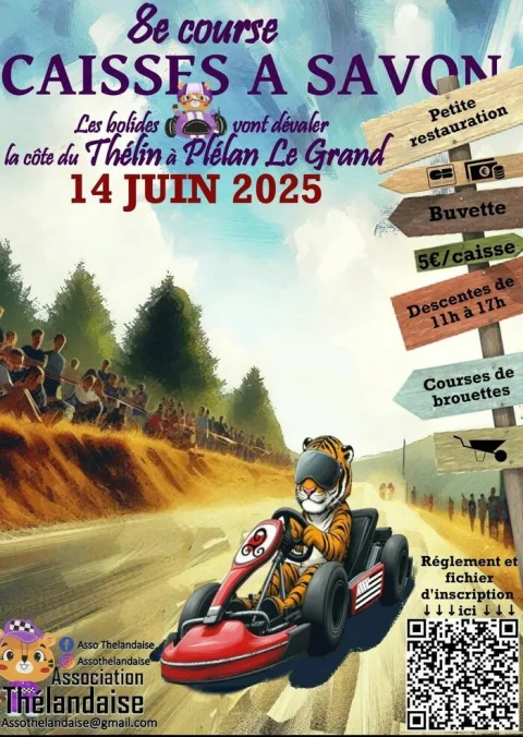 Affiche de Course de caisses à savon de Plélan-le-Grand