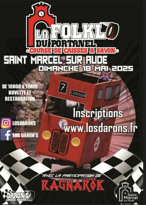 Affiche de Course de caisses à savon de Saint-Marcel-sur-Aude