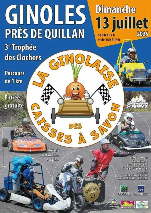 Affiche de Course de caisses à savon de Ginoles