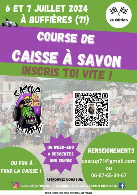 Affiche de Course de caisses à savon de Buffières