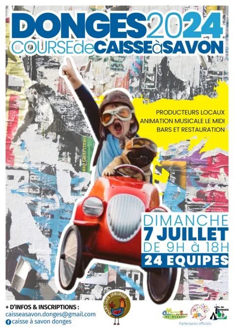 Affiche de Course de caisses à savon de Donges