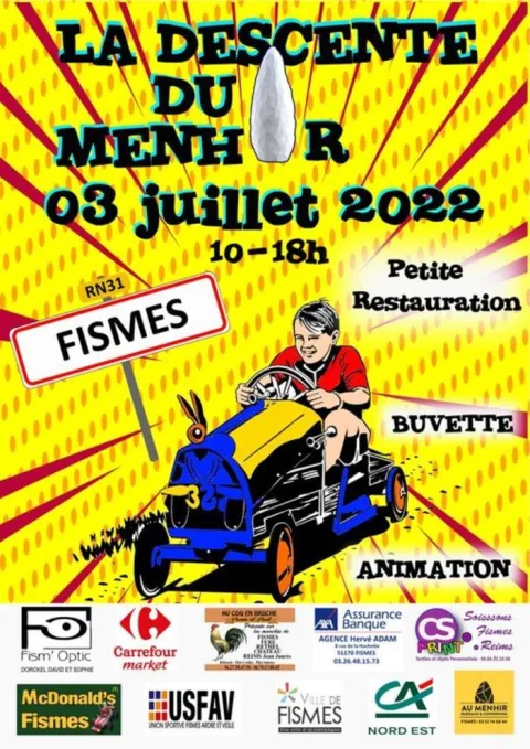 Affiche de LA DESCENTE DU MENHIR – Fismes