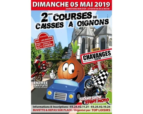 Affiche de Course de caisses à oignons de Chavanges