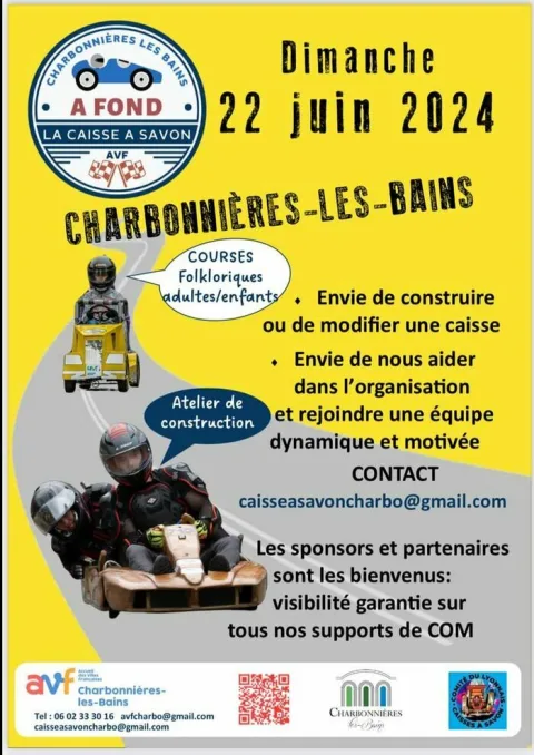 Affiche de Course de caisses à savon de Charbonnières-les-Bains