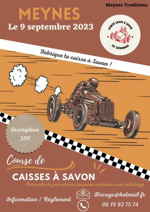 Affiche de Course de caisses à savon de Meynes