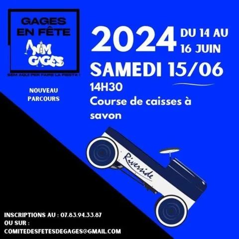 Affiche de Course de caisses à savon de Montrozier