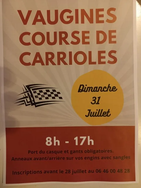 Affiche de Course de caisses à savon de Vaugines
