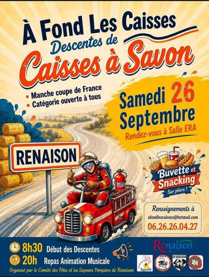 Affiche de Course de caisses à savon de Renaison
