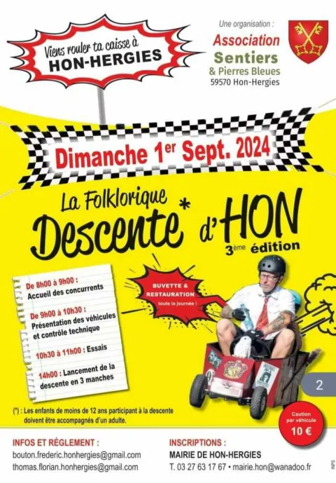Affiche de Course de caisses à savon de Hon-Hergies