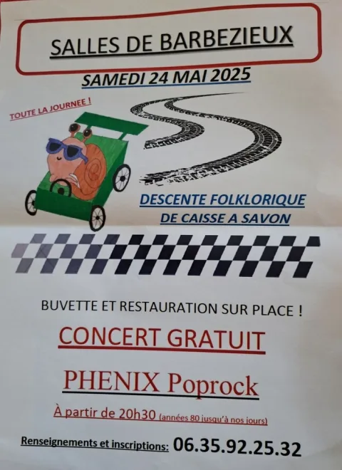 Affiche de Course de caisses à savon de Barbezieux