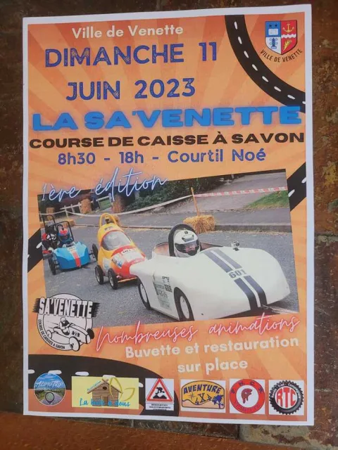 Affiche de Course de caisses à savon de Venette