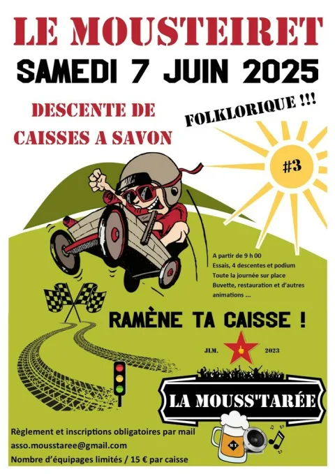 Affiche de Course de caisses à savon de Peyroules