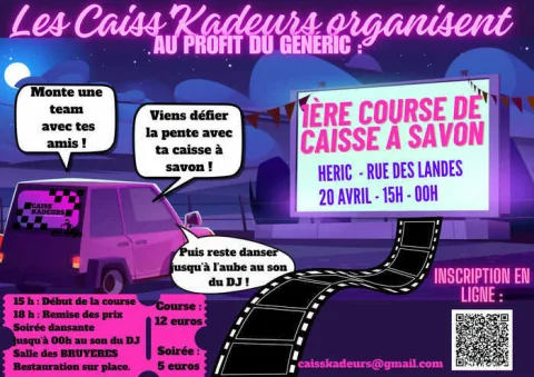 Affiche de Course de caisses à savon de Héric