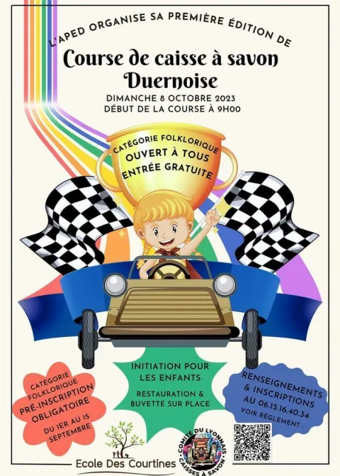 Affiche de Course de caisses à savon de Duerne