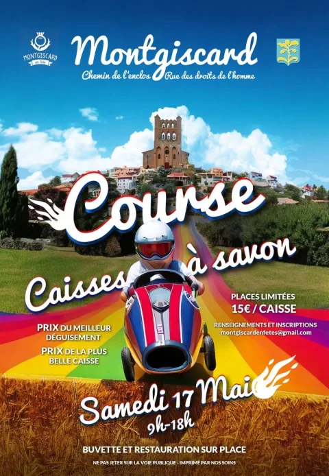 Affiche de Course de caisses à savon de Montgiscard