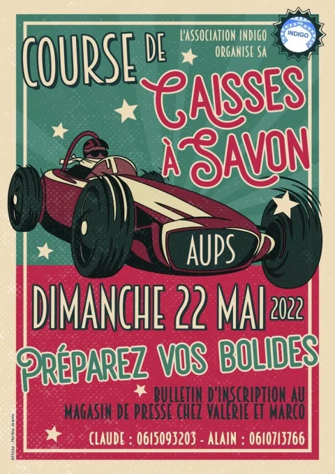Affiche de Course de caisses à savon d’Aups